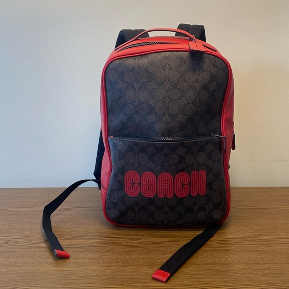 Coach Other - NWOT Coach Westway Backpack In ColorBlock Signature Canvas With Coach Patch